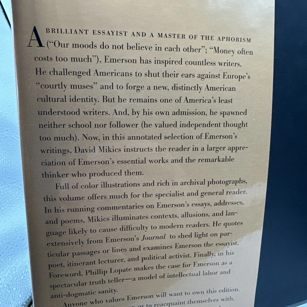 Annotated‎ Emerson by Ralph Waldo. Emerson (2012, Hardcover)